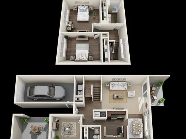 Floor plan 3 Bed Premium