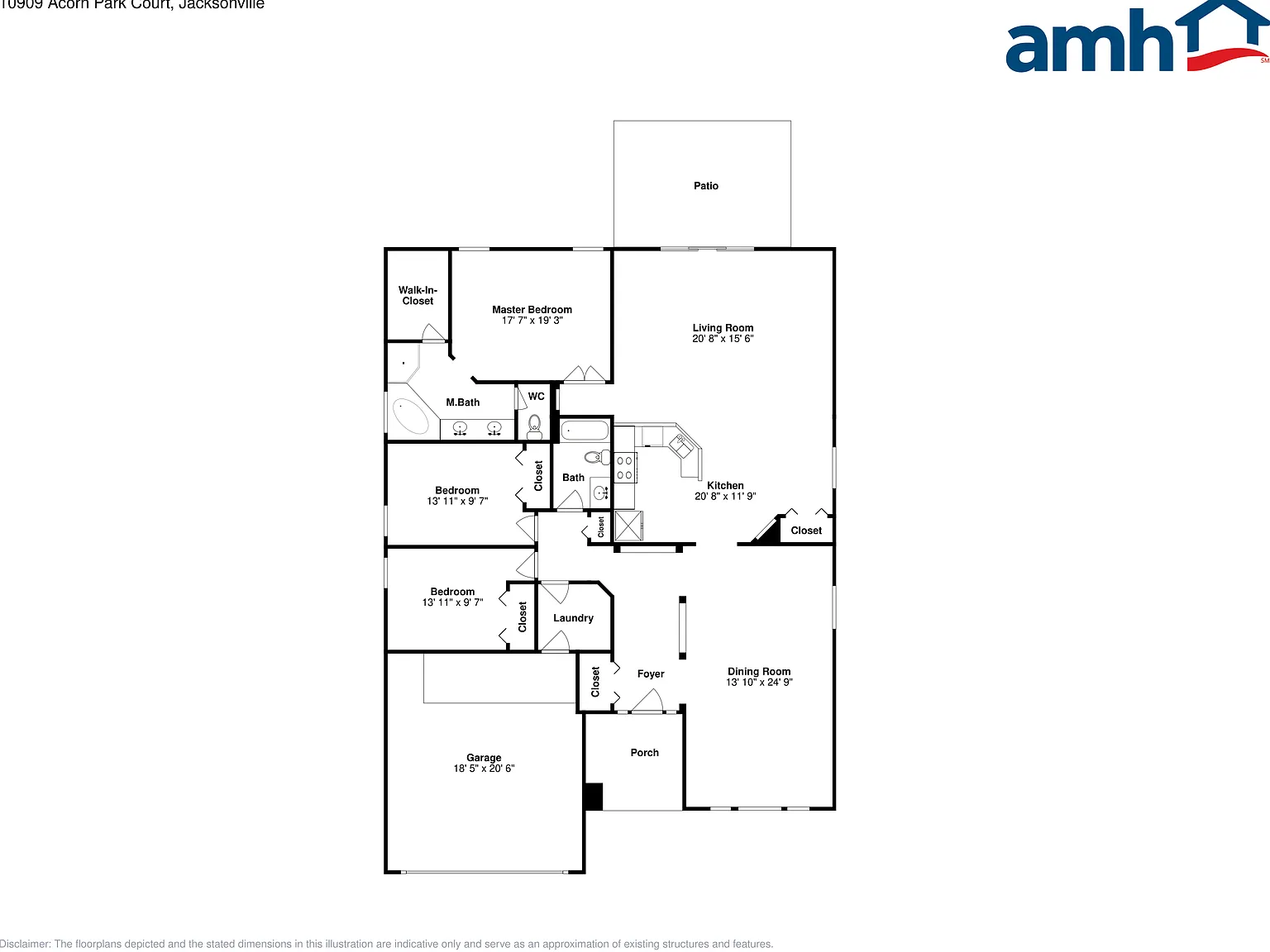 3 bed, 2.0 bath, 1937 sqft, $2,135 — Photo 2