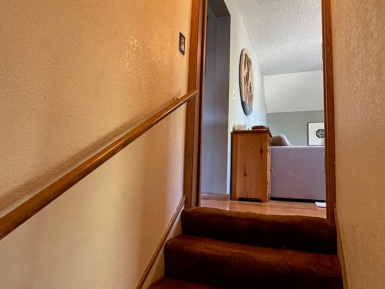 Stairs to upper unit