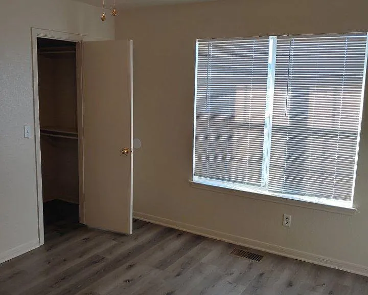 Master bedroom with walk-in closet!