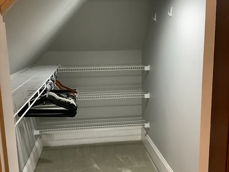 Closet for North facing bedroom