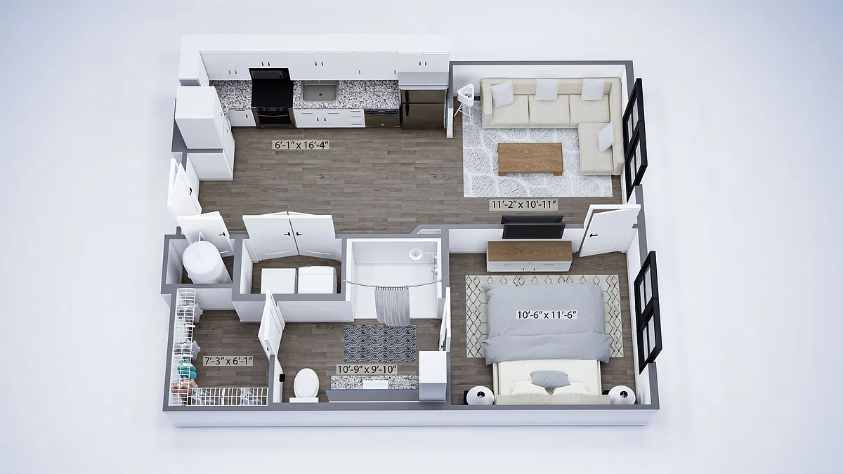 Floor plan The North
