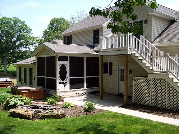 Back view of house