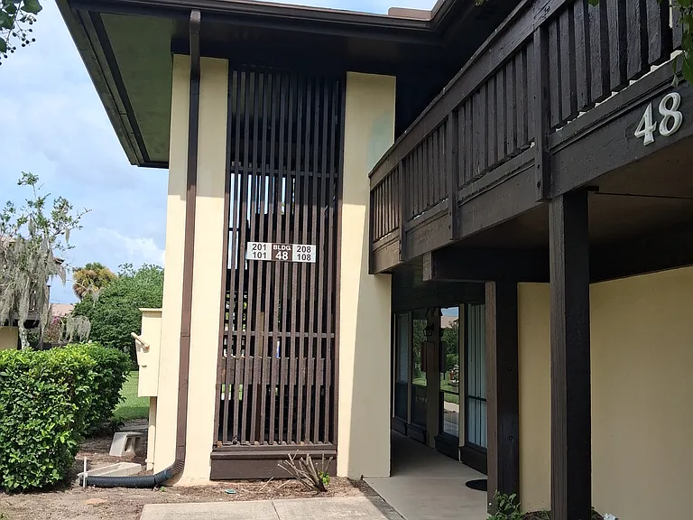 Entrance to stairwell directly to #201