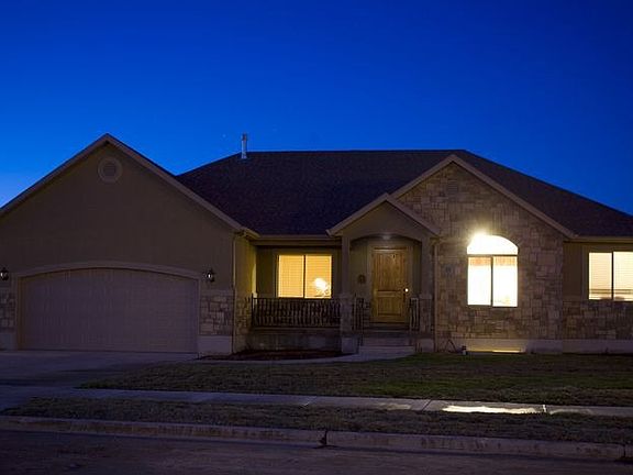 Front of Home at Night