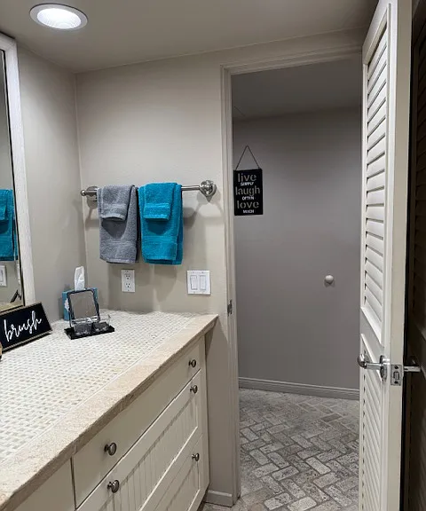 Bath area.