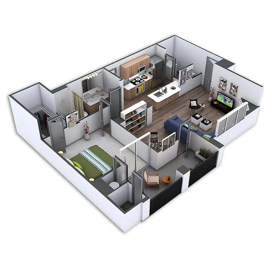 Floor plan Eurorail Platinum