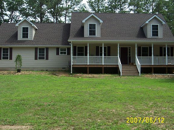 The front of the house when landscape contruction began