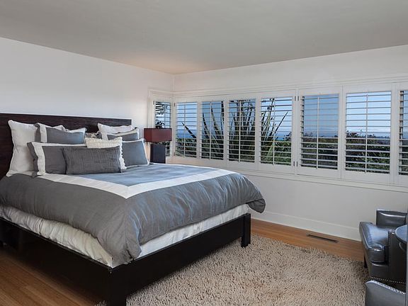 Master bedroom with views