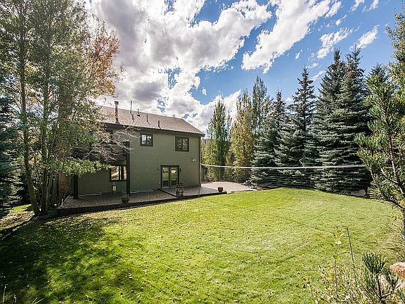 Large, private backyard 
