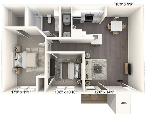 Floor plan B1-940