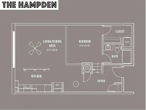 Floor plan The Hampden