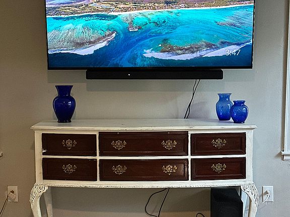 Yes, HIGH DEFINITION TV and surround sound included! :)