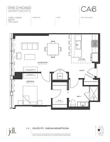 Floor plan CA6