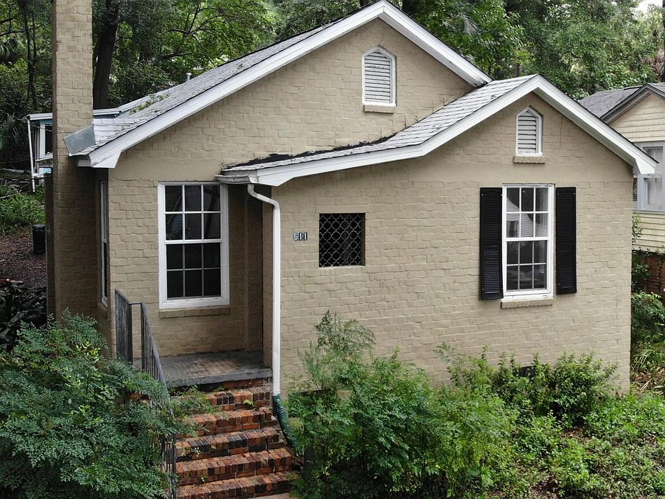 611 Talaflo St. A brick mid-century two bedroom one bath home.