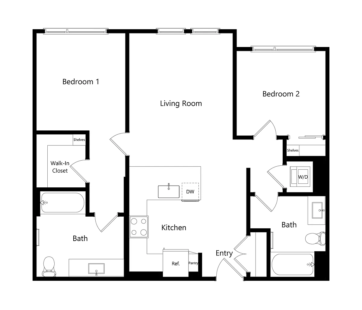Floor plan B2