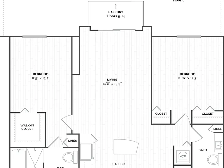 C5A floor plan Sofia Coral Gables