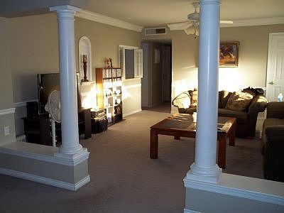 Side View of Living Room