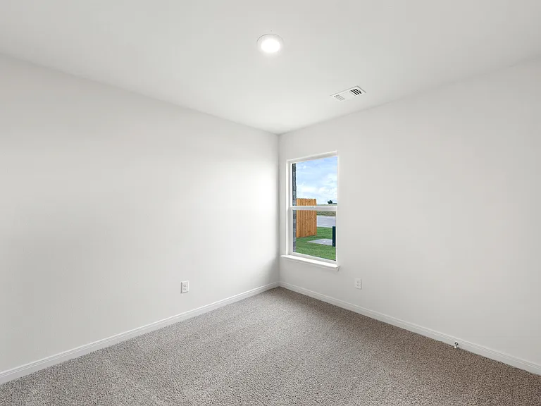 The secondary bedrooms are a perfect space for children's bedrooms or guest rooms.