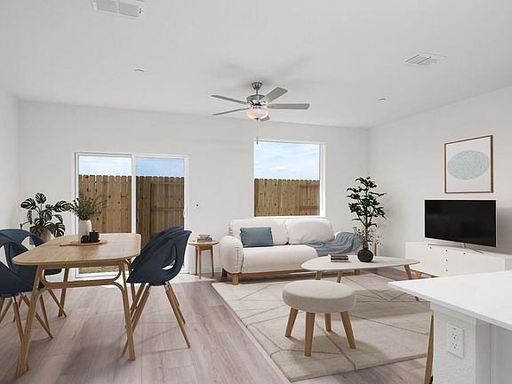 The family room is open concept and the best place to hang out!