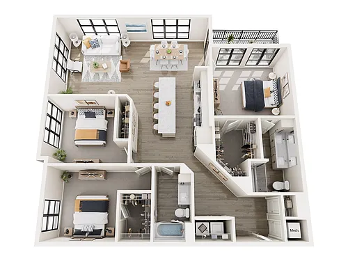 Floor plan C1