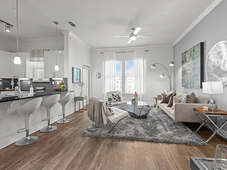 Experience the comfort of this contemporary living room with sleek design and inviting atmosphere. Experience the comfort of this contemporary living room with sleek design and inviting atmosphere.