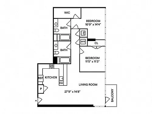 Floor plan B3 732