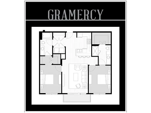 Floor plan 2 bedroom