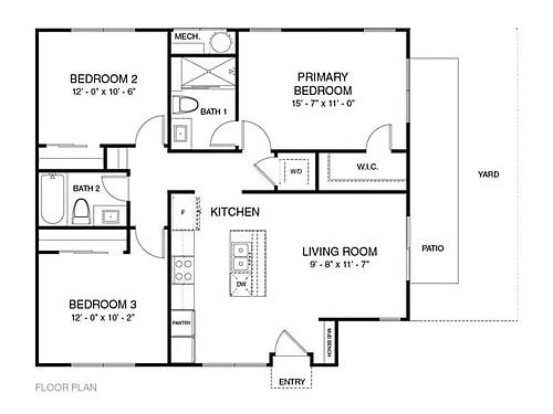 Floor plan 3A