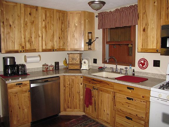 Custom Hickory cabinets