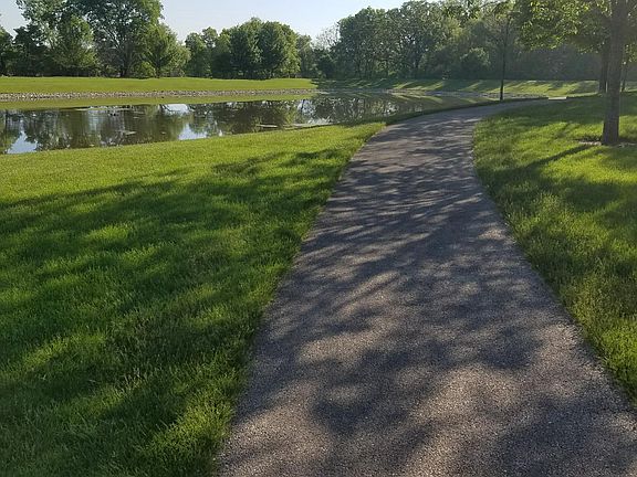 Nearby walking path