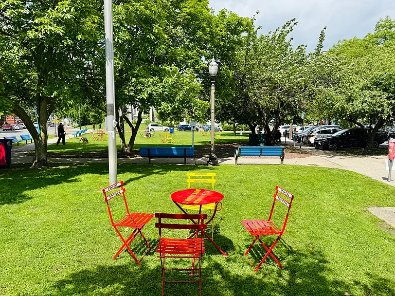 Park across the street