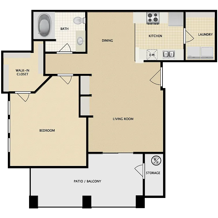 Floor plan Delorean