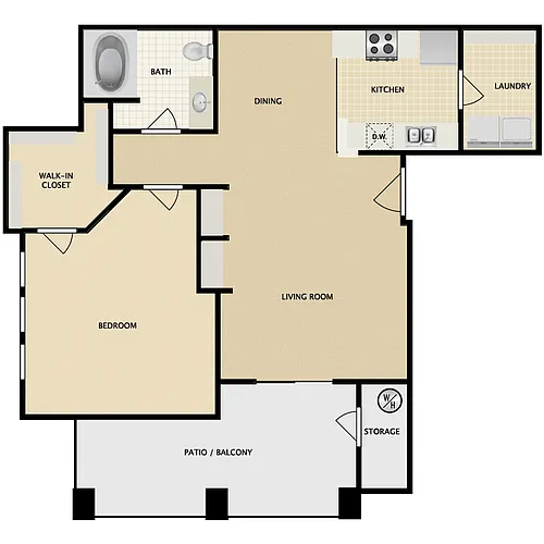 Floor plan Delorean