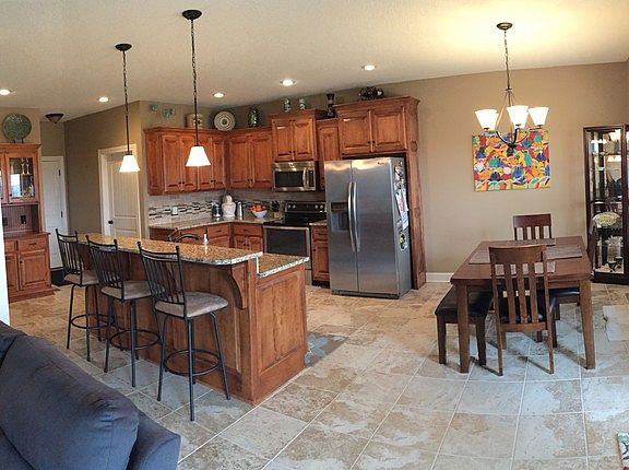 kitchen and dining room