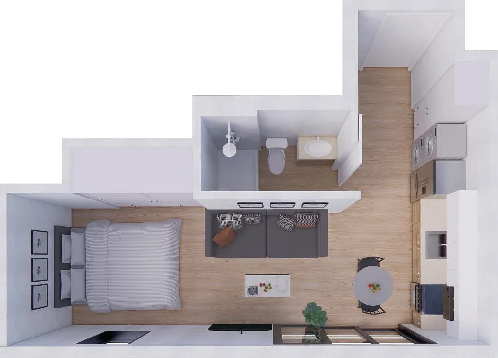 1 bed, 450 sqft, $1,295 — Photo 2