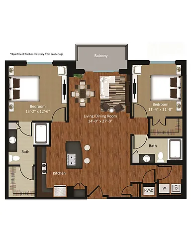 Floor plan B1-R
