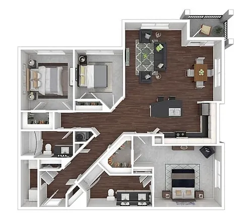 Floor plan C1-E