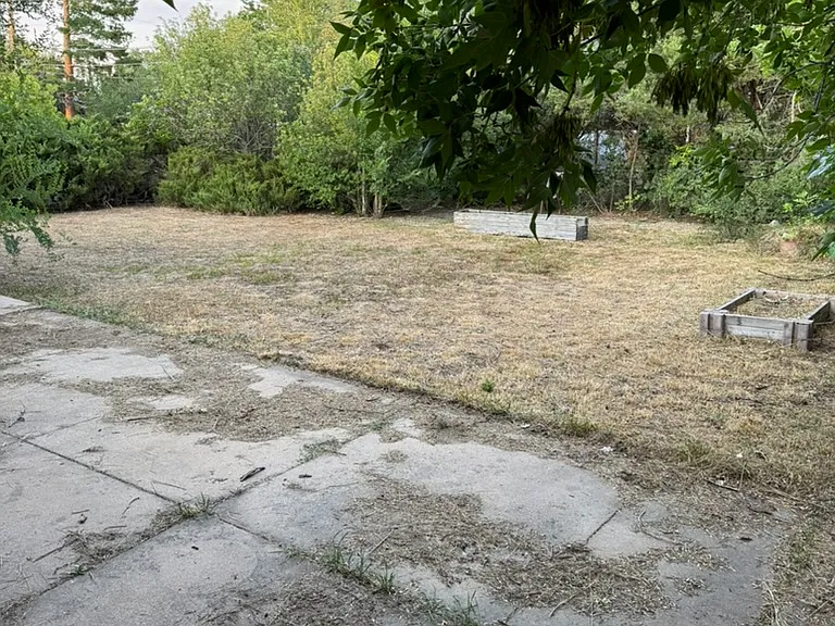 large backyard