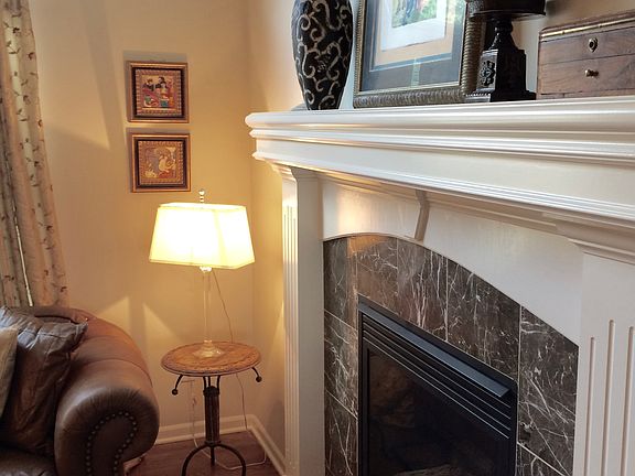 One of 2 fireplaces