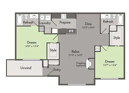 Floor plan THE EDINBURGH