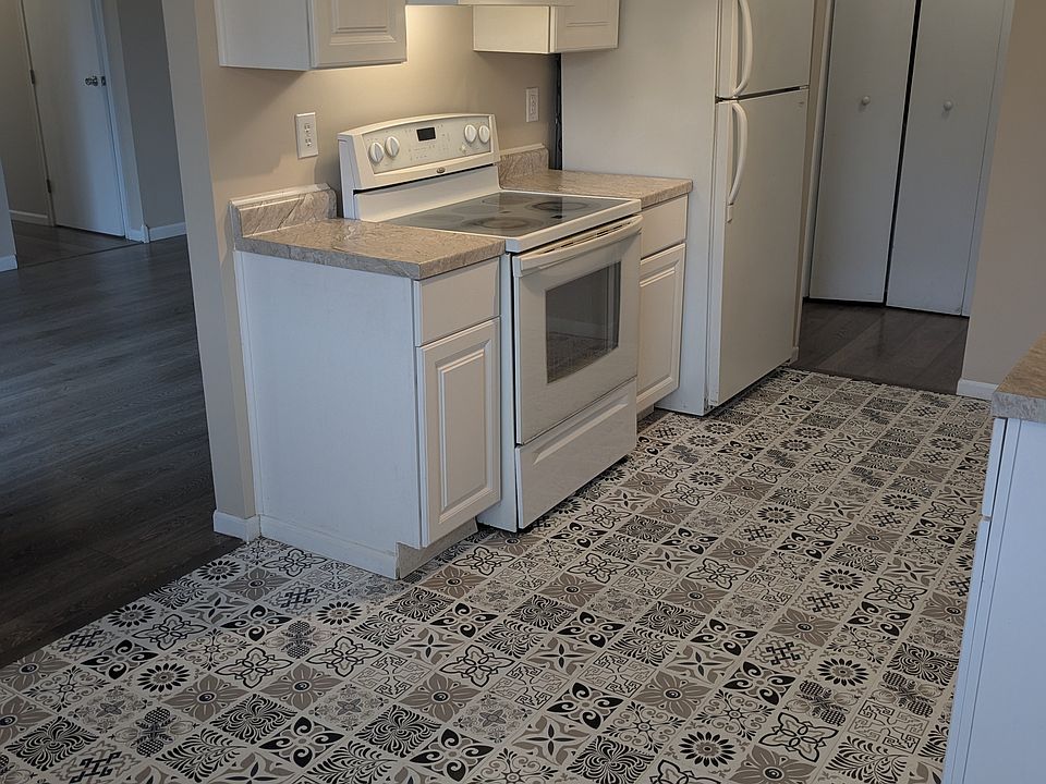Backside of kitchen, stove view
