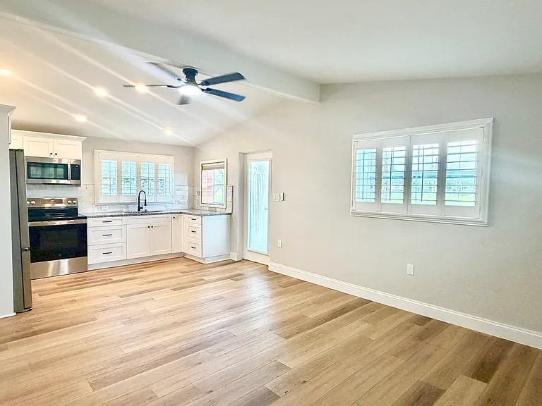 Living room to kitchen