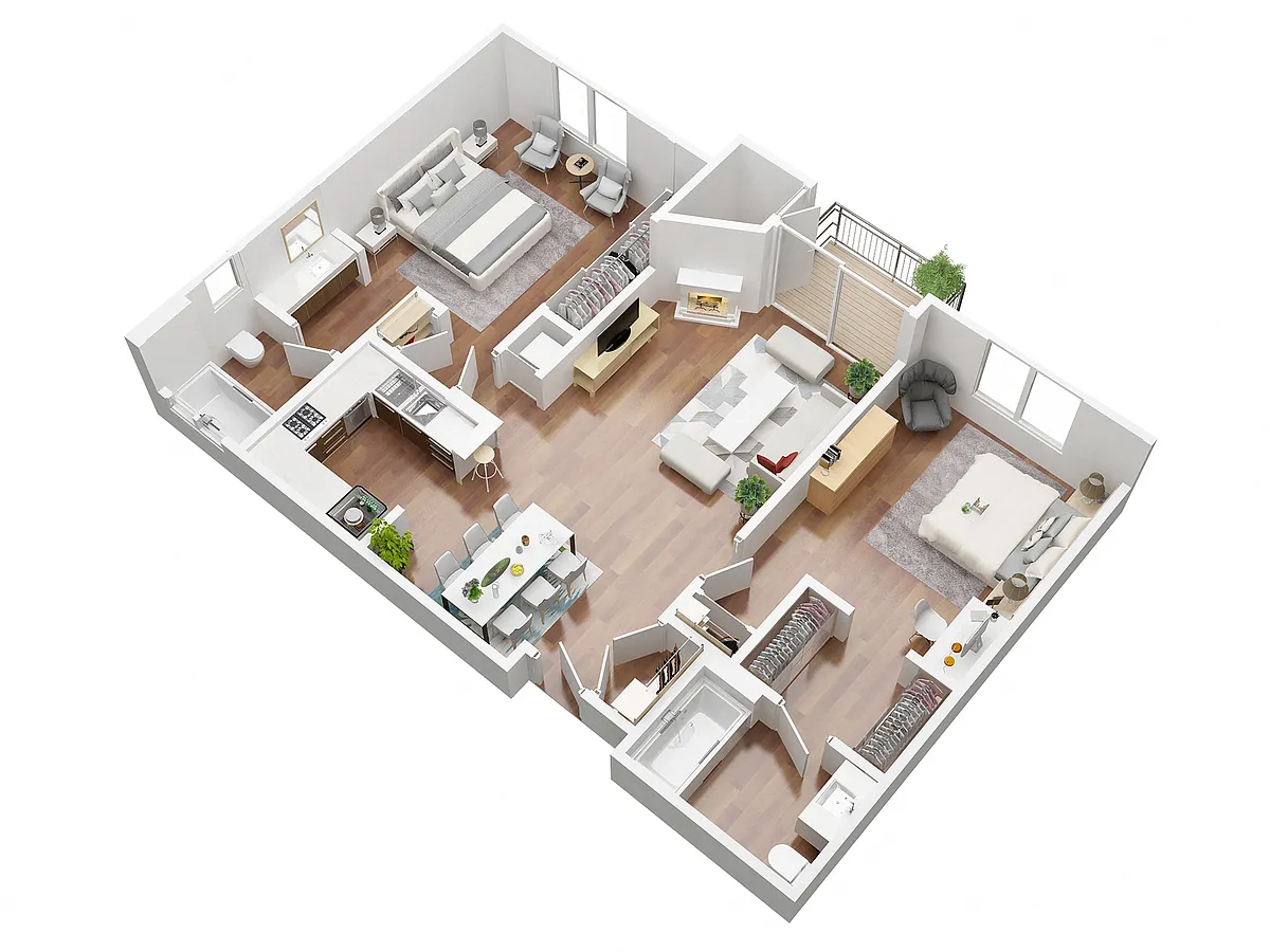 Floor plan The Hibiscus