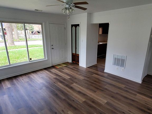 living room with picture window