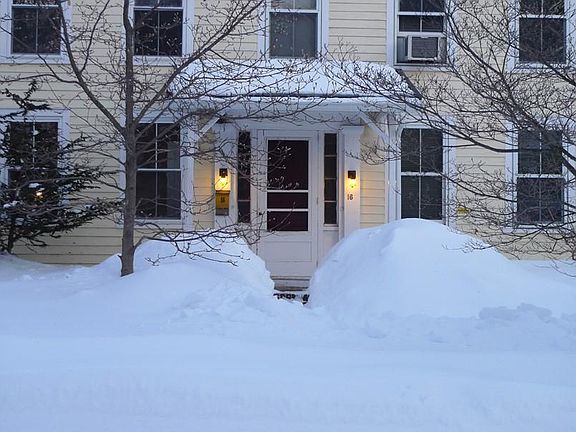 front entry of #16 in winter