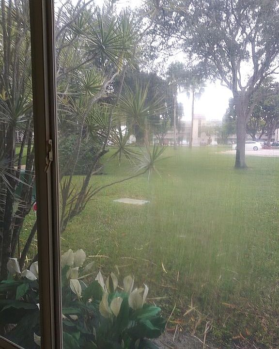 enclosed patio view
