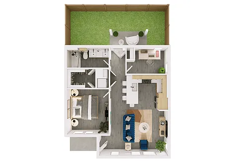 Floor plan A2 - Duet
