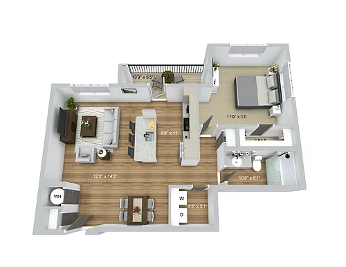 Floor plan Echo 1.1