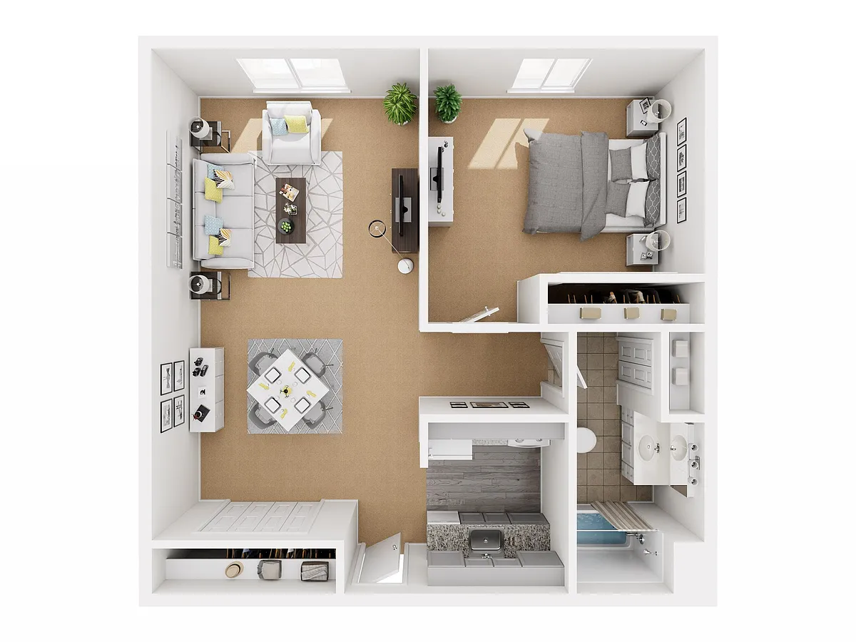 Floor plan Beebe